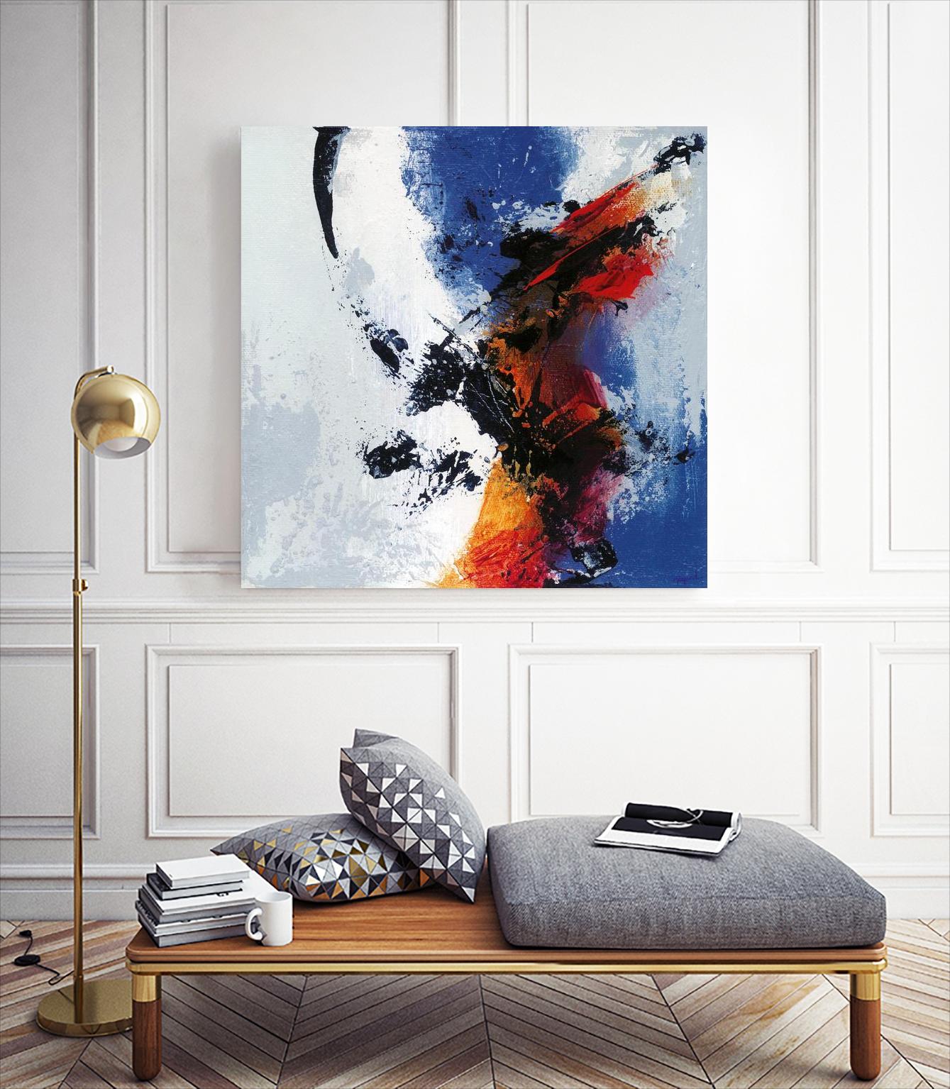 Envol by Roland Benoît on GIANT ART - red abstract quebec artists