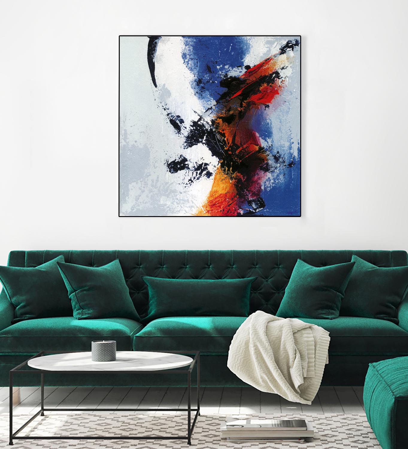 Envol by Roland Benoît on GIANT ART - red abstract