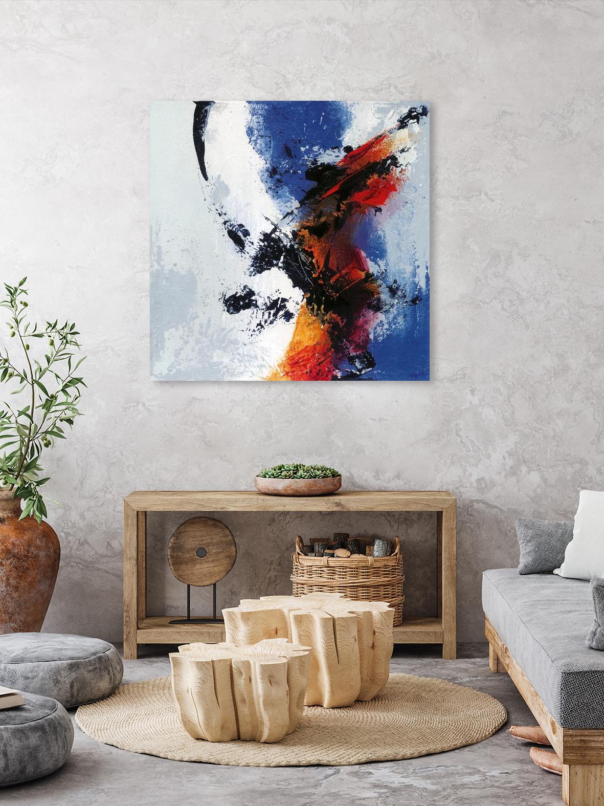 Envol by Roland Benoît on GIANT ART - red abstract quebec artists