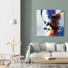 Envol by Roland Benoît on GIANT ART - red abstract quebec artists