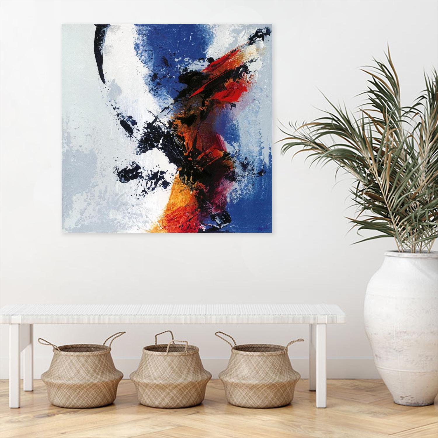 Envol by Roland Benoît on GIANT ART - red abstract quebec artists