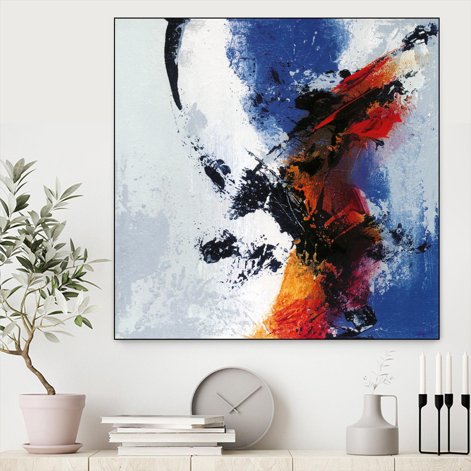 Envol by Roland Benoît on GIANT ART - red abstract