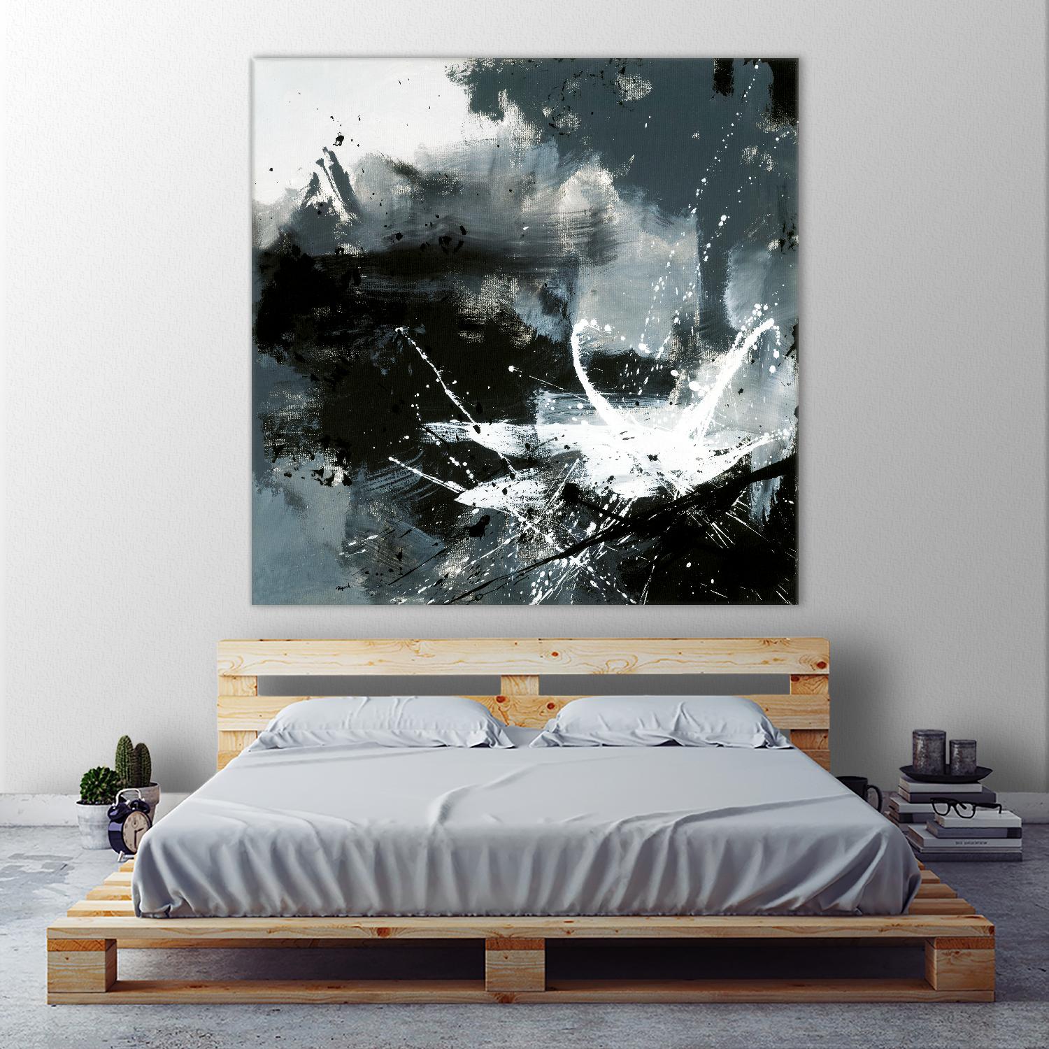 Éclats by Roland Benoît on GIANT ART - white abstract