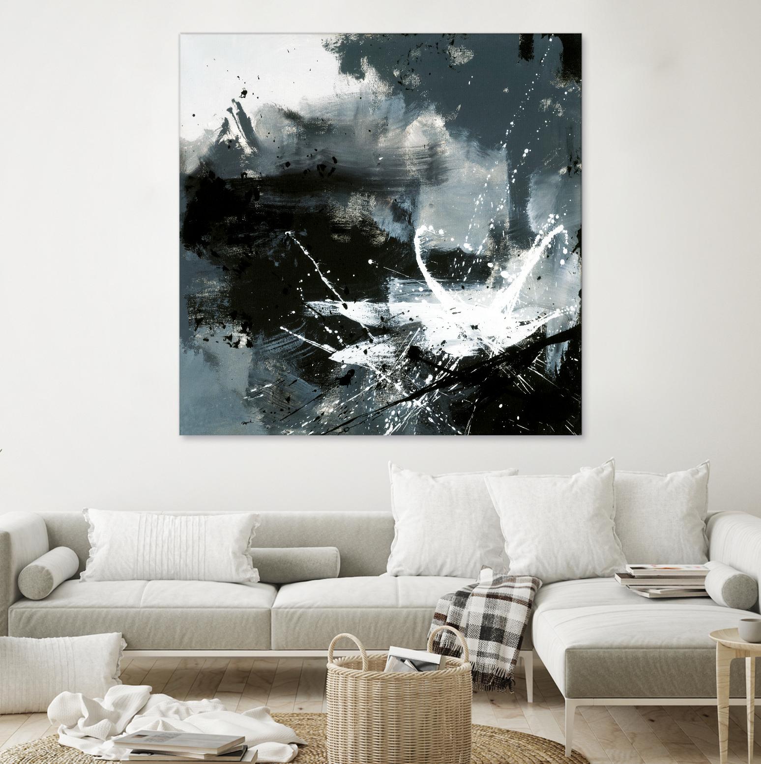 Éclats by Roland Benoît on GIANT ART - white abstract