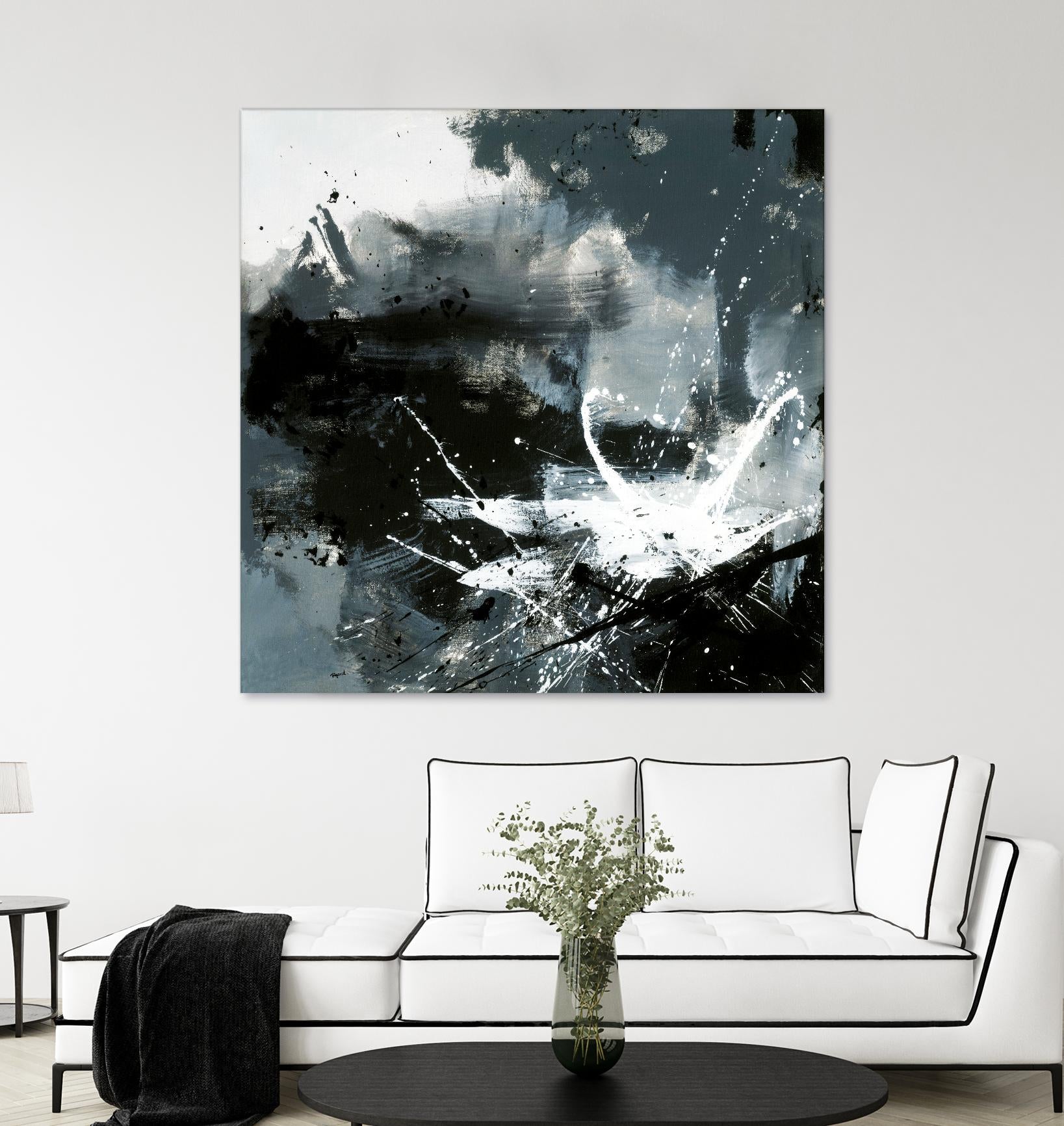 Éclats by Roland Benoît on GIANT ART - white abstract