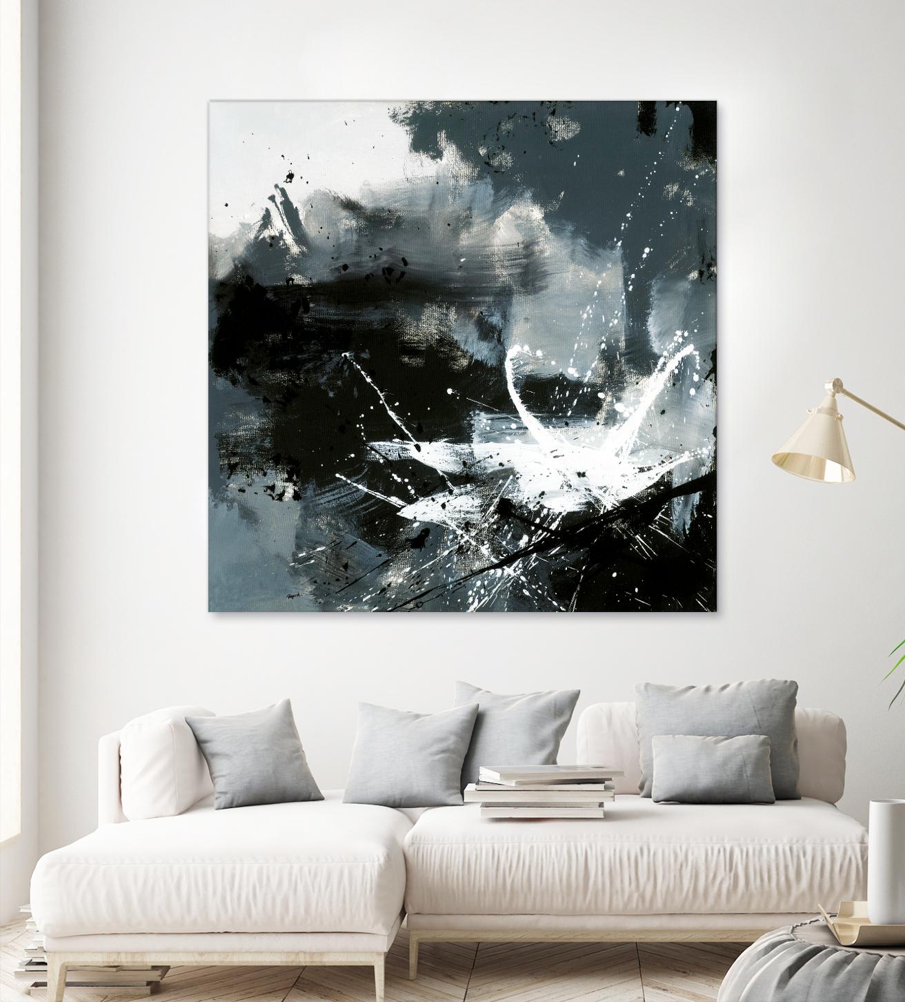 Éclats by Roland Benoît on GIANT ART - white abstract