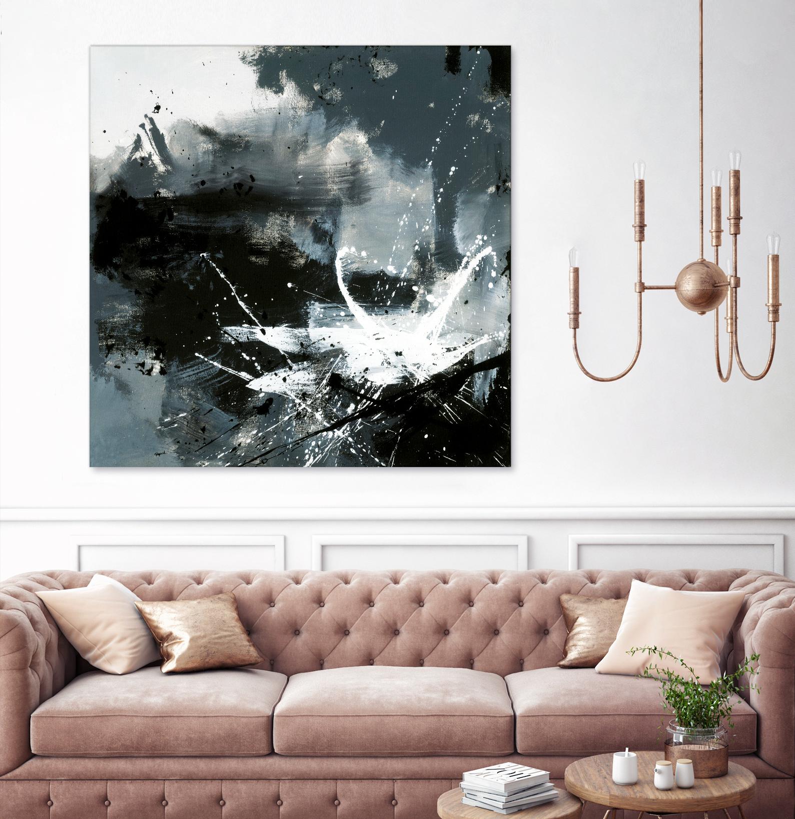 Éclats by Roland Benoît on GIANT ART - white abstract