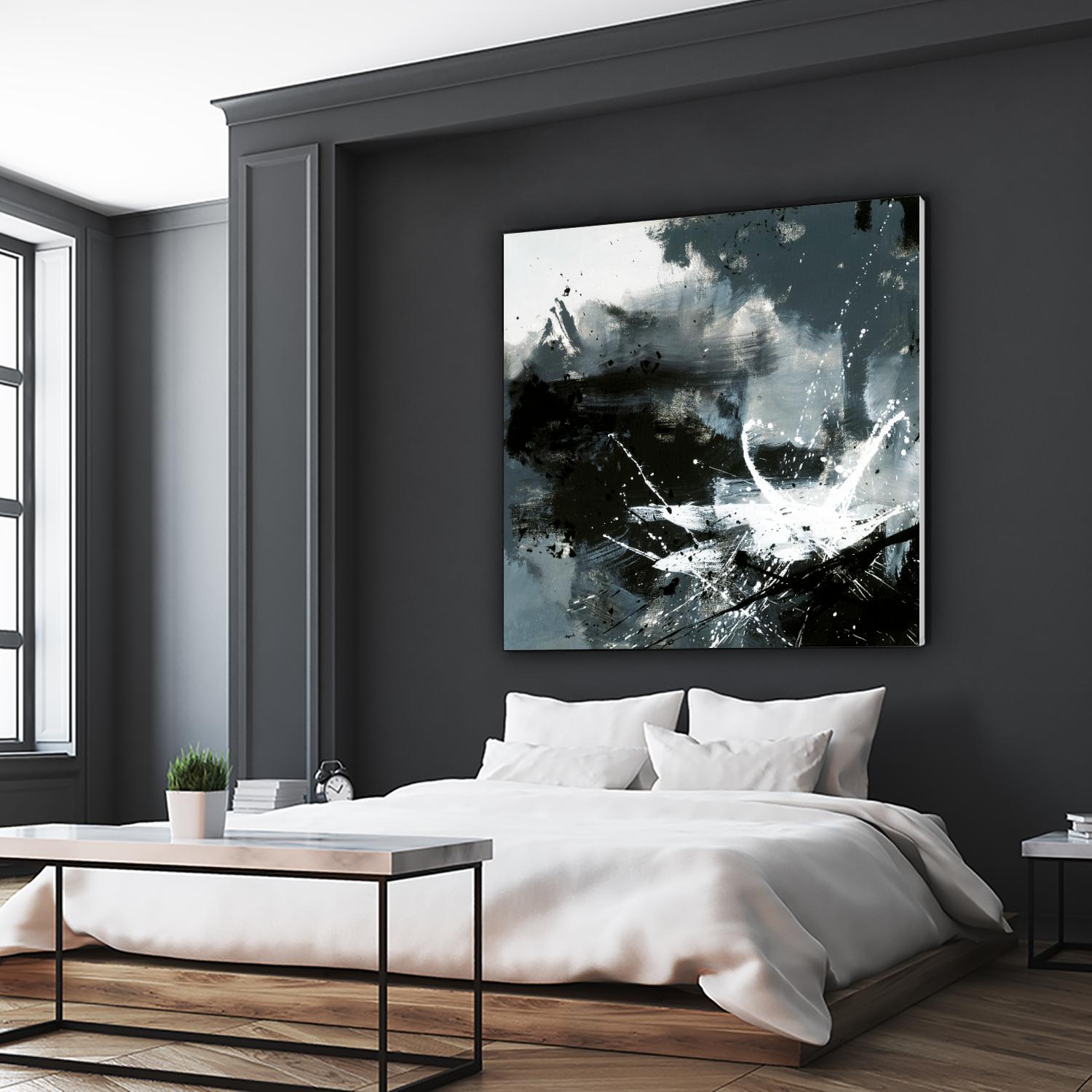 Éclats by Roland Benoît on GIANT ART - white abstract