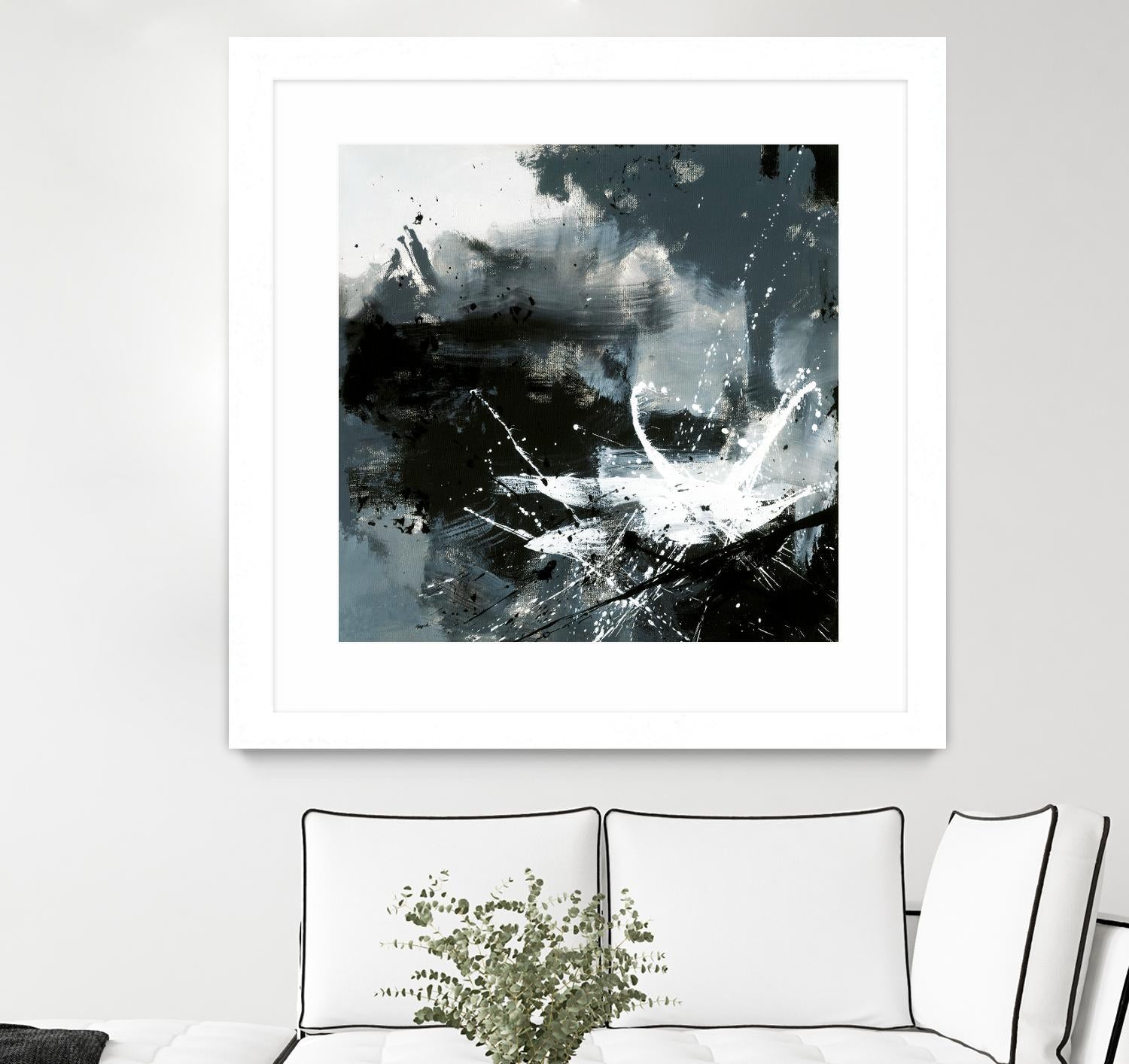 Éclats by Roland Benoît on GIANT ART - white abstract