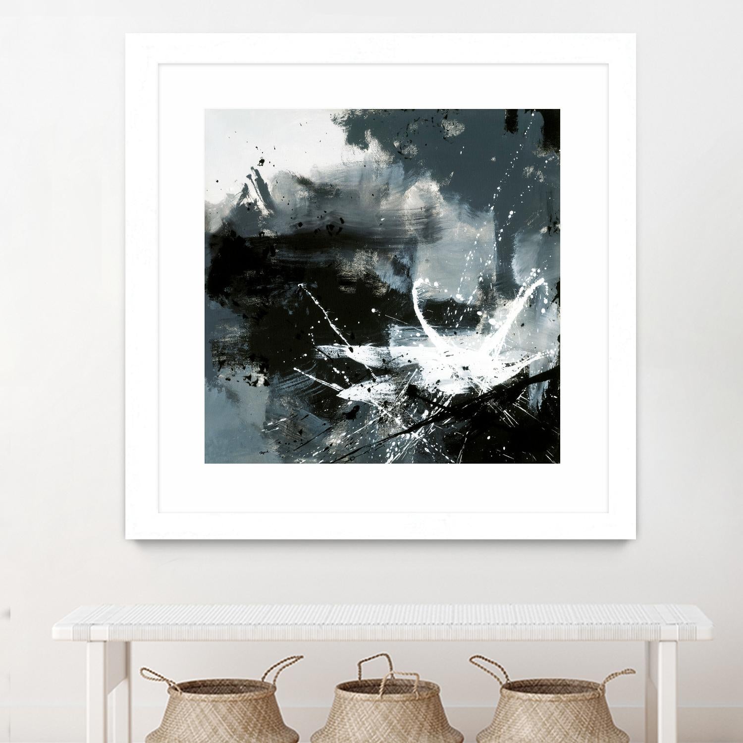 Éclats by Roland Benoît on GIANT ART - white abstract