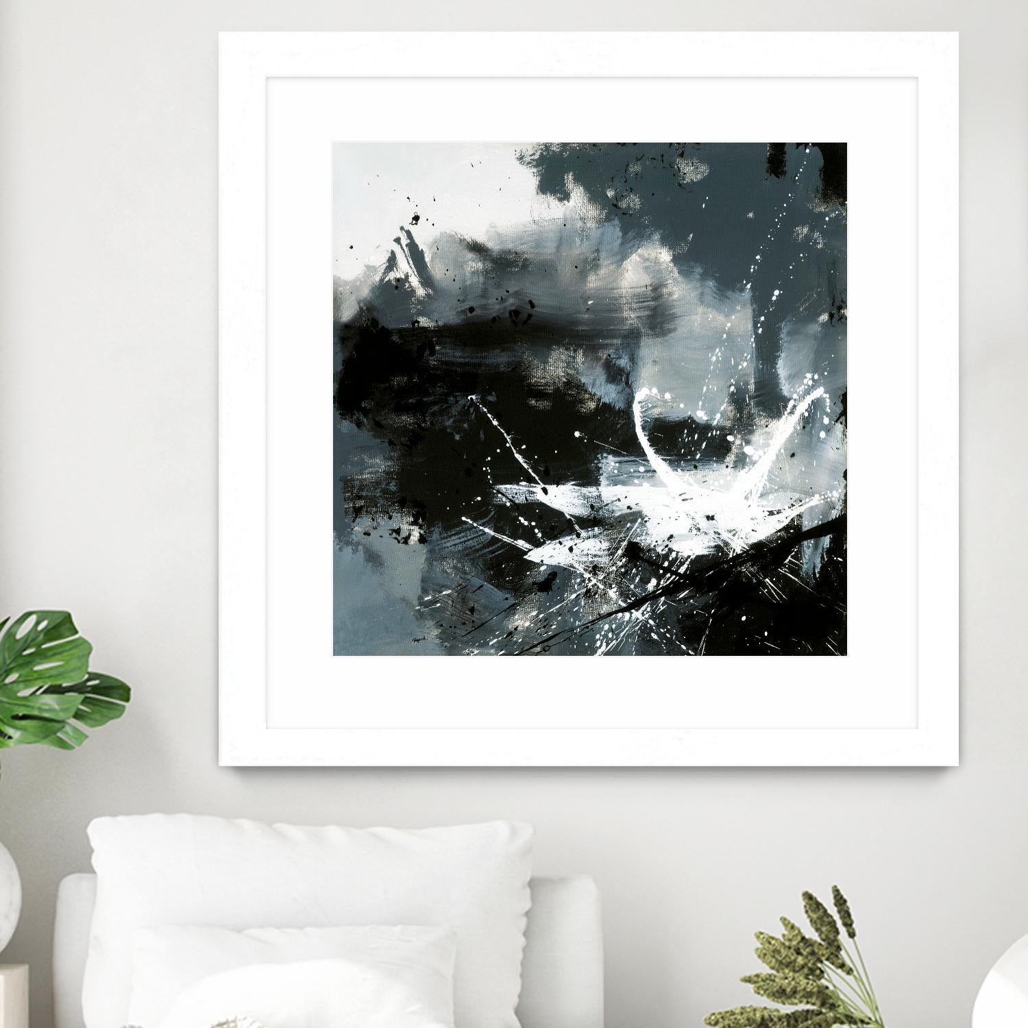 Éclats by Roland Benoît on GIANT ART - white abstract