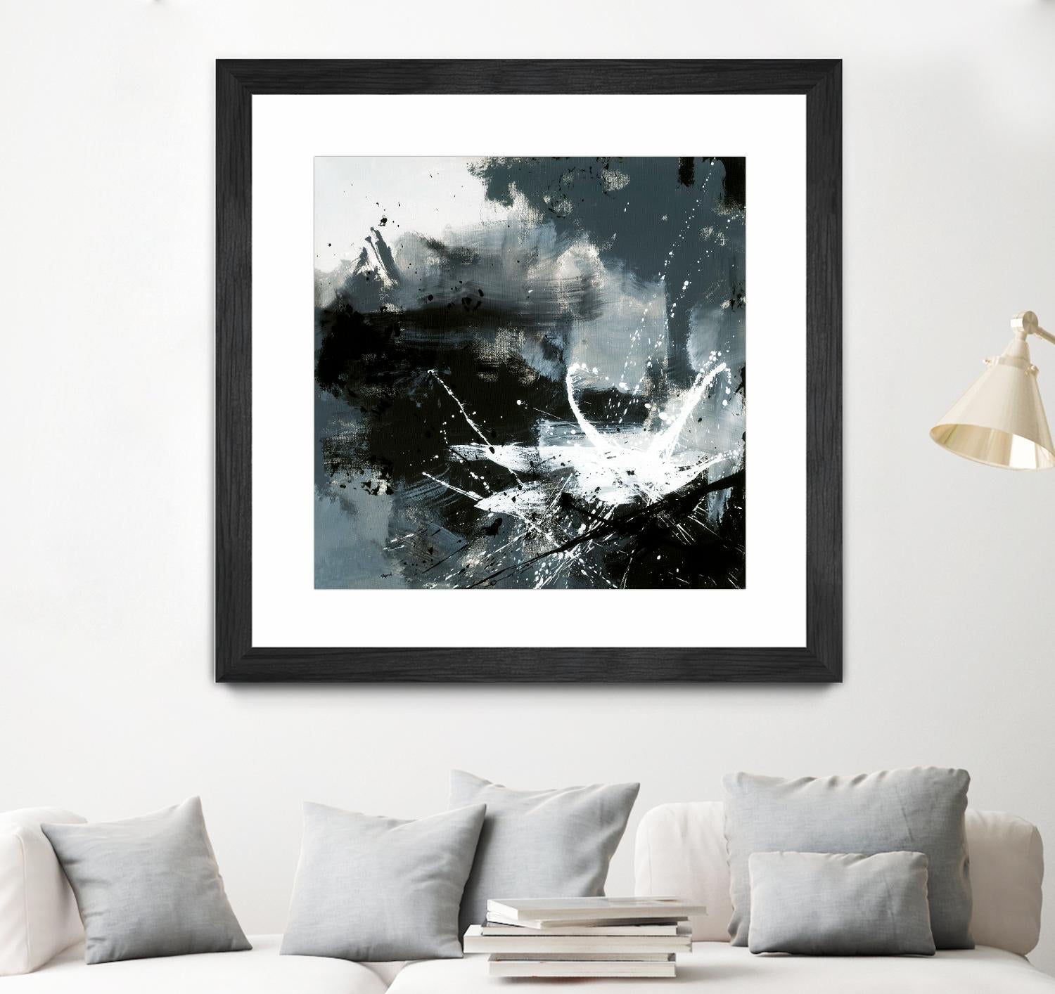 Éclats by Roland Benoît on GIANT ART - white abstract