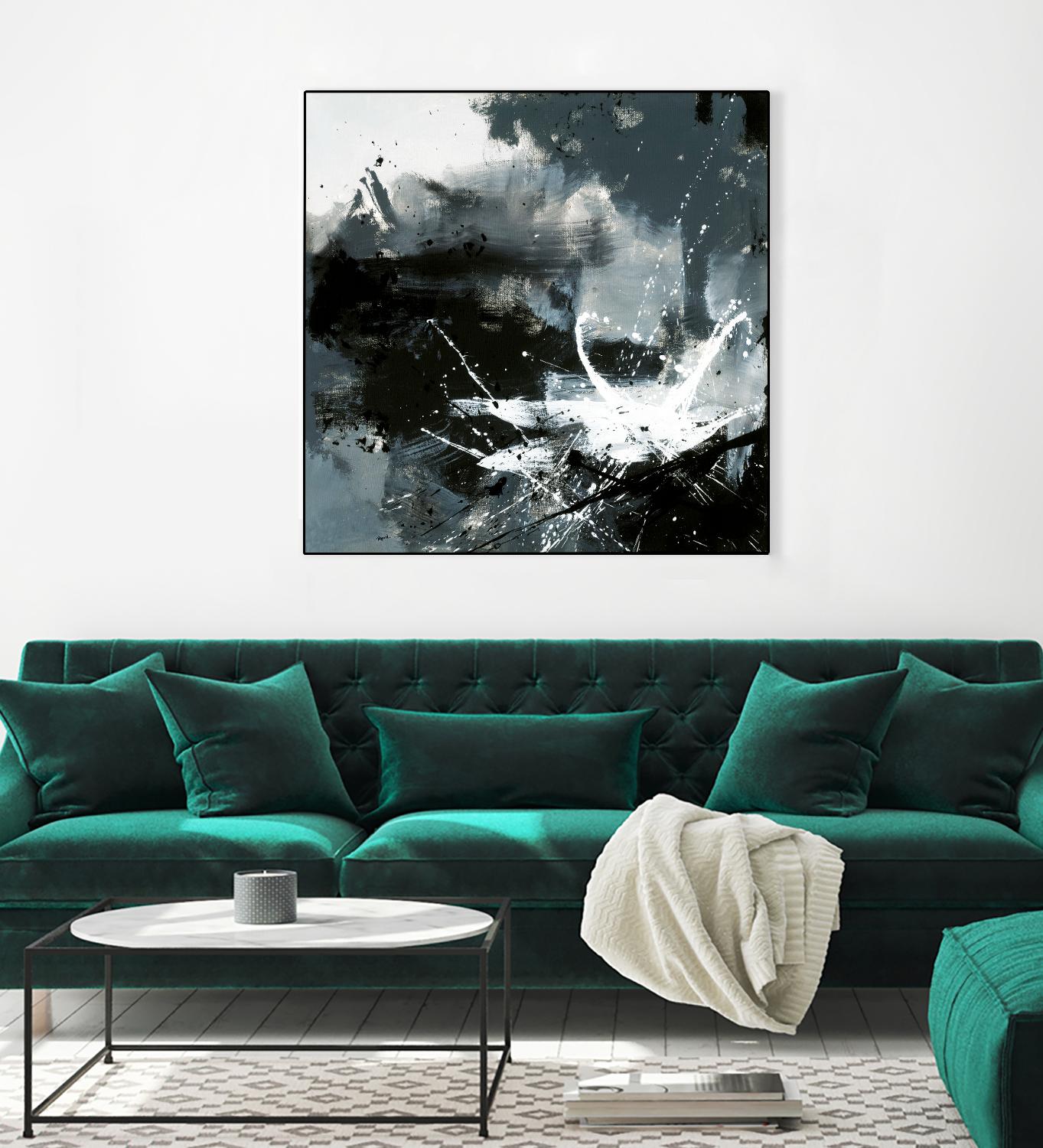 Éclats by Roland Benoît on GIANT ART - white abstract