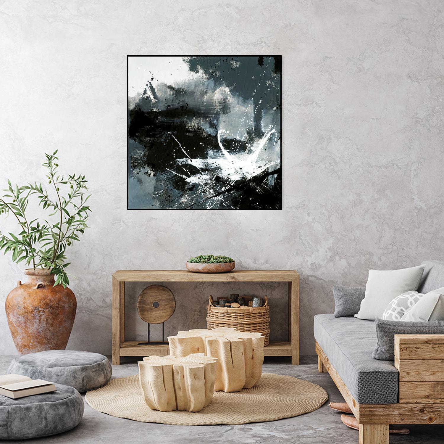 Éclats by Roland Benoît on GIANT ART - white abstract