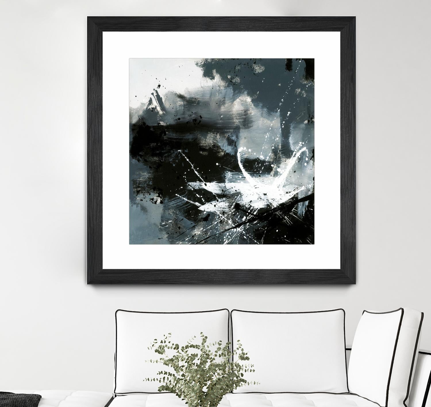 Éclats by Roland Benoît on GIANT ART - white abstract