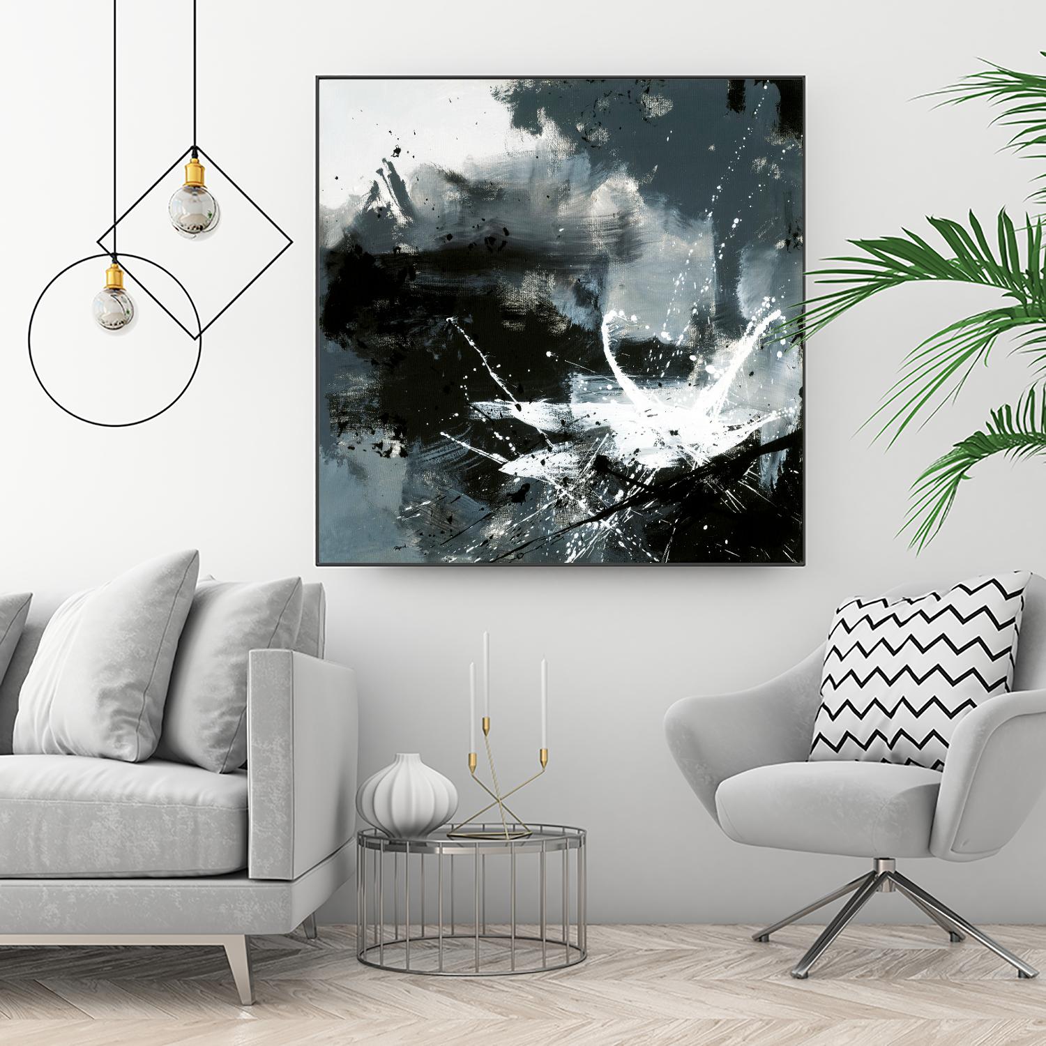 Éclats by Roland Benoît on GIANT ART - white abstract