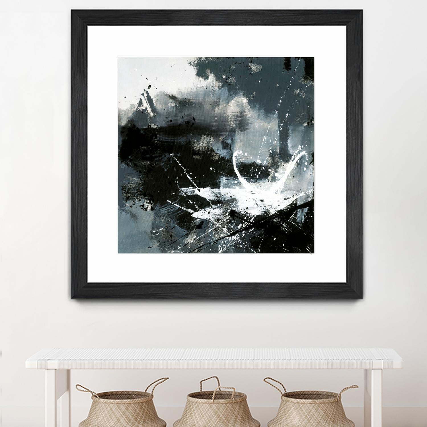 Éclats by Roland Benoît on GIANT ART - white abstract