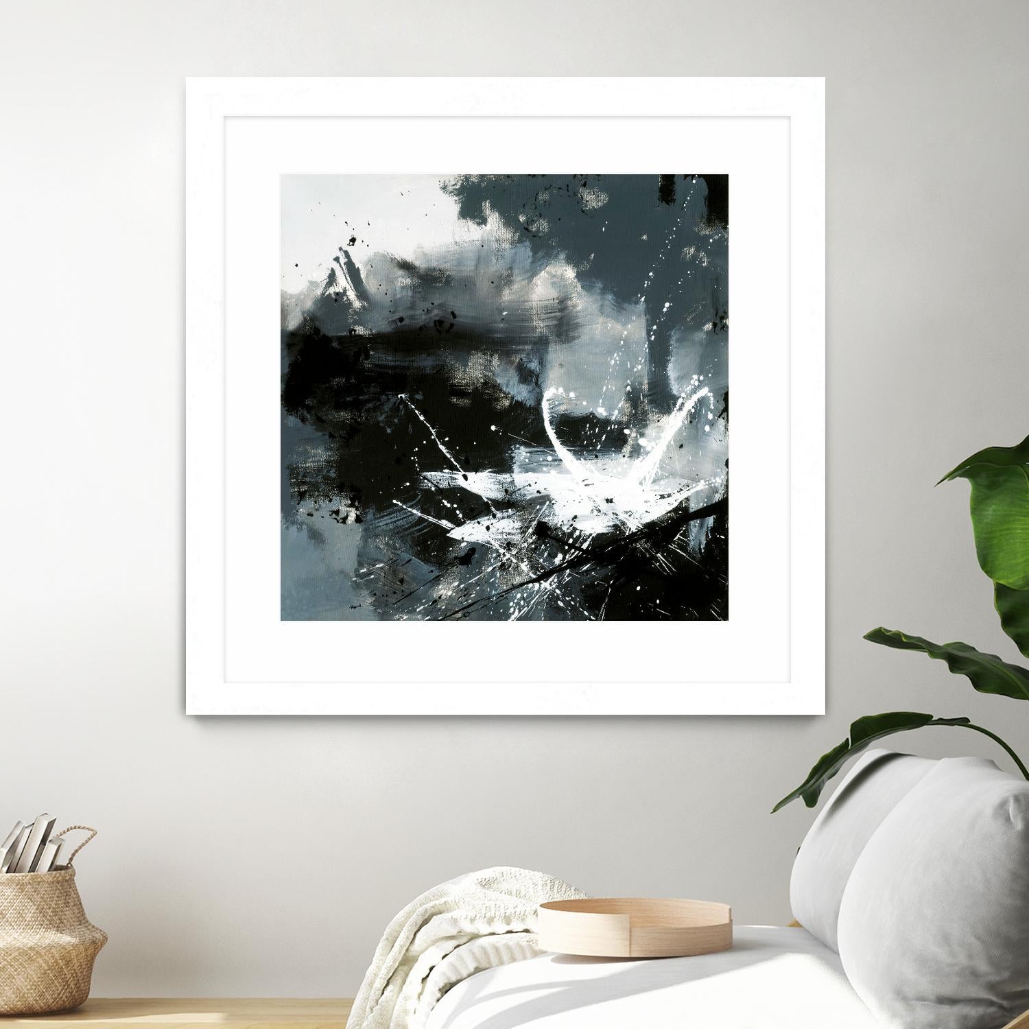 Éclats by Roland Benoît on GIANT ART - white abstract