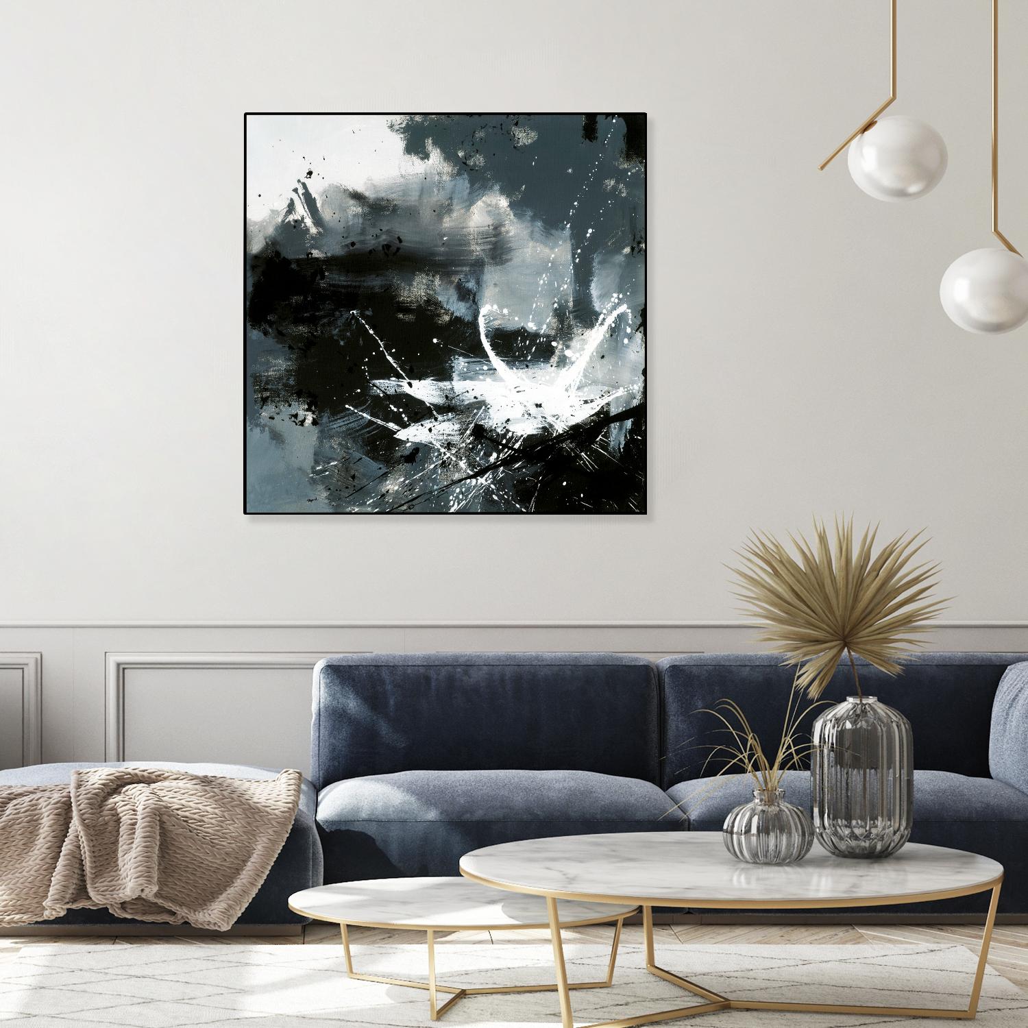 Éclats by Roland Benoît on GIANT ART - white abstract