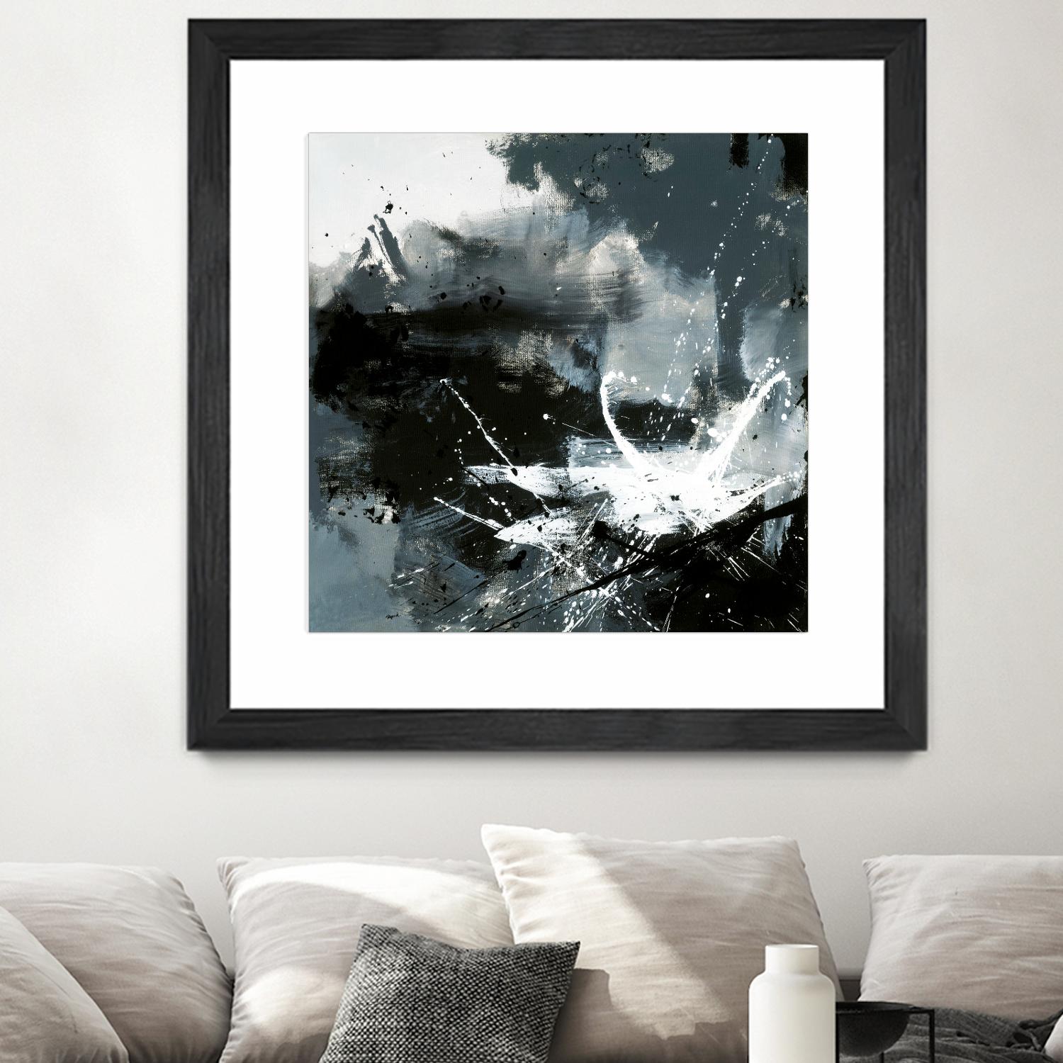 Éclats by Roland Benoît on GIANT ART - white abstract