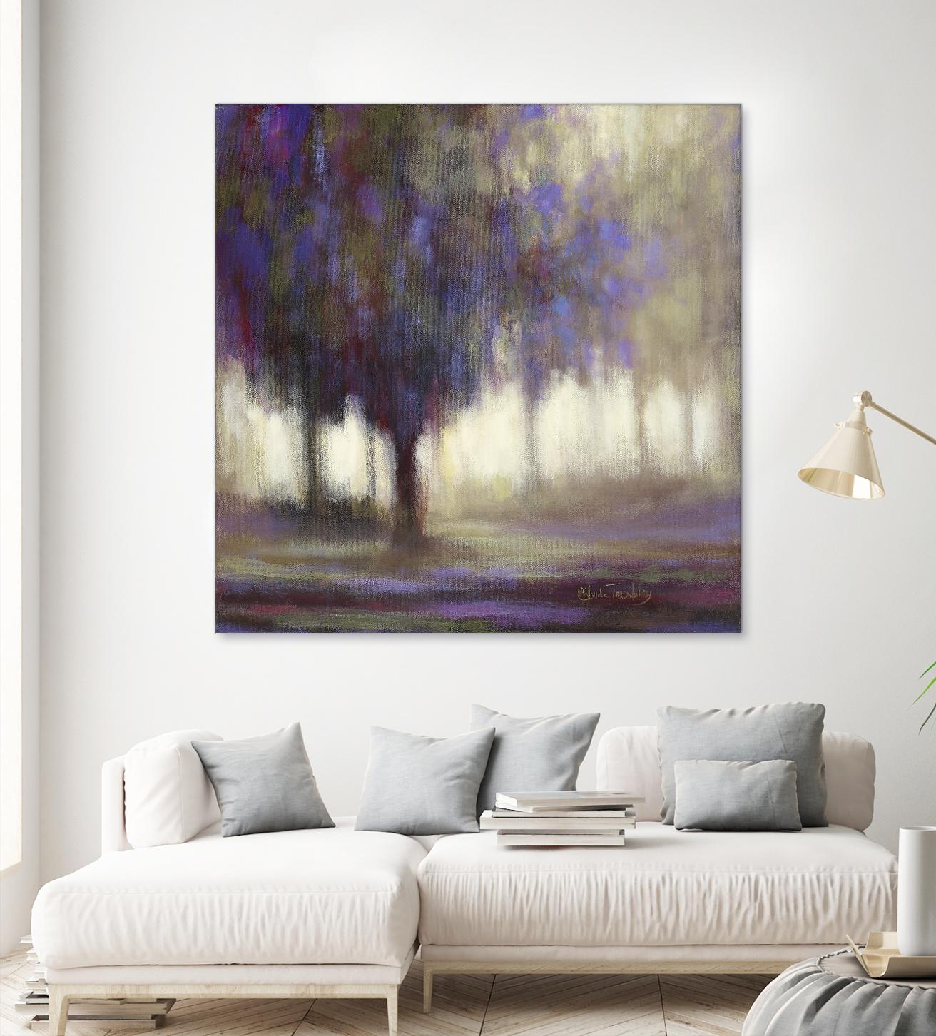 Monde en mutation by Claude Tremblay on GIANT ART - grey trees