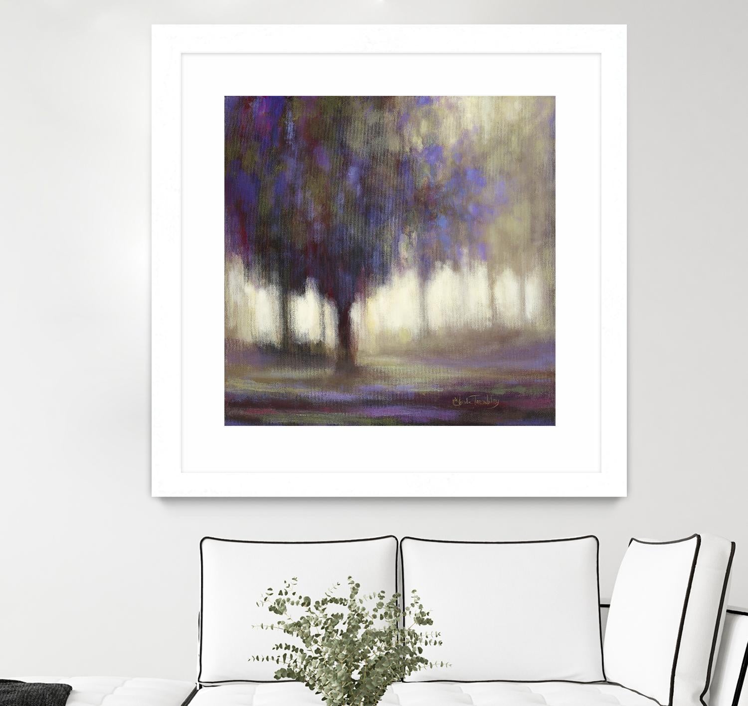 Monde en mutation by Claude Tremblay on GIANT ART - grey trees