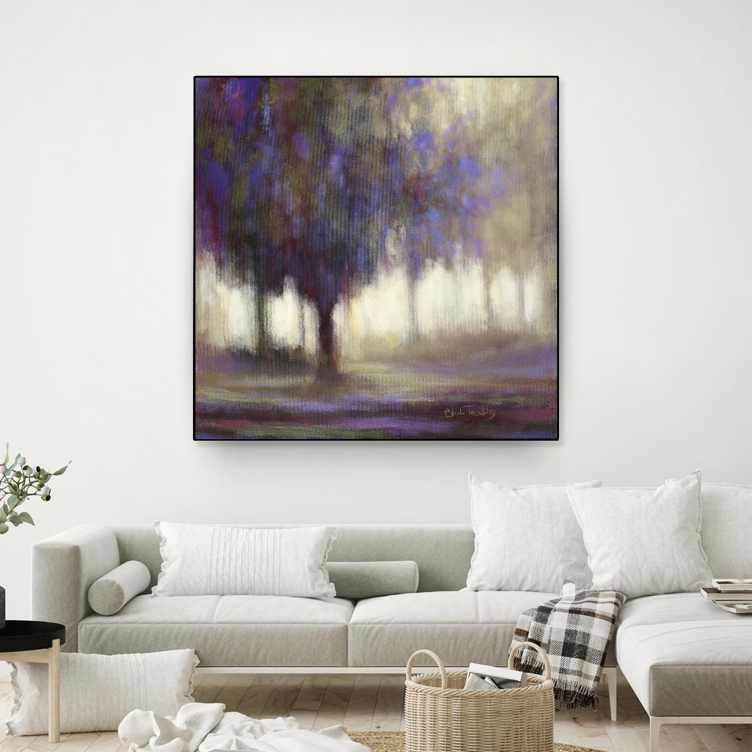 Monde en mutation by Claude Tremblay on GIANT ART - grey trees