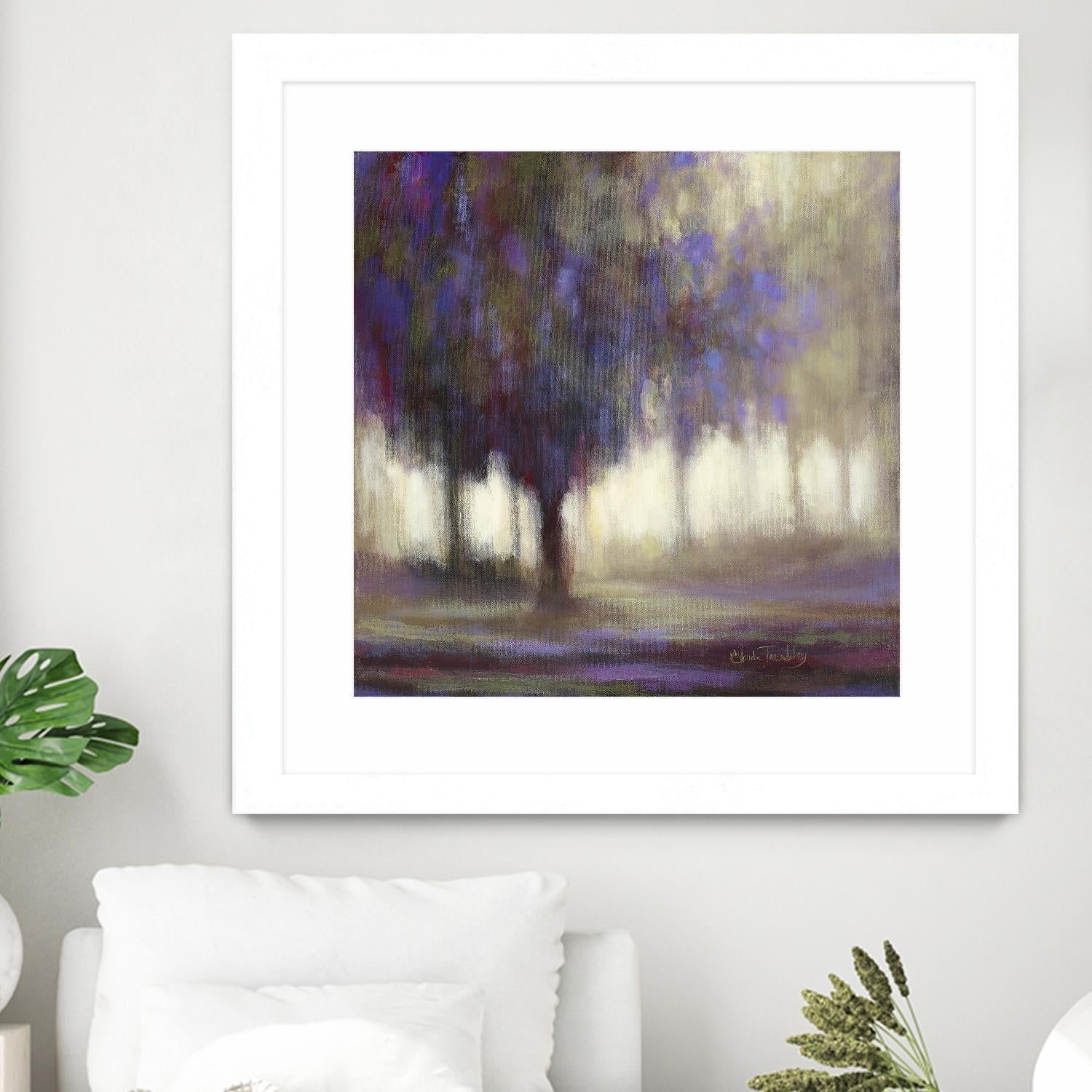 Monde en mutation by Claude Tremblay on GIANT ART - grey trees