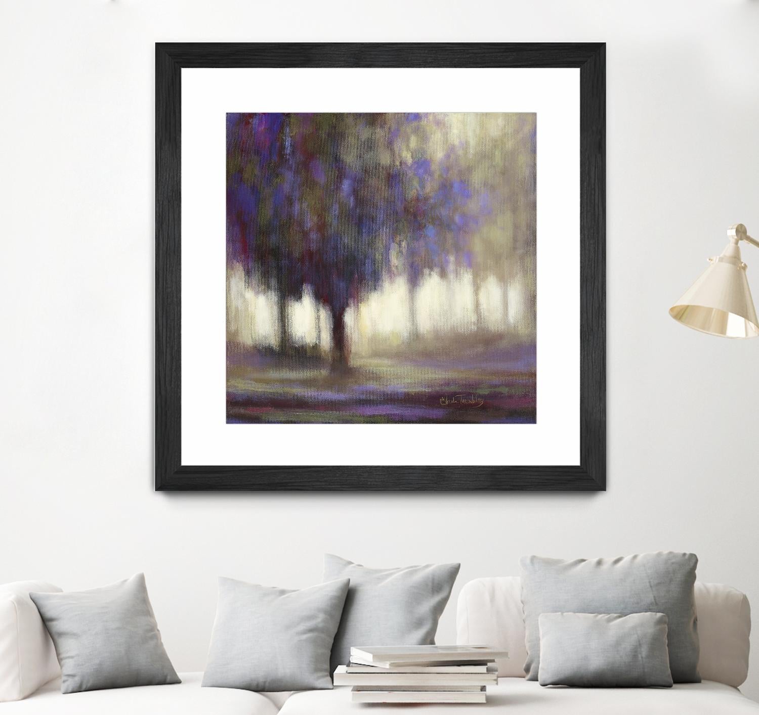 Monde en mutation by Claude Tremblay on GIANT ART - grey trees