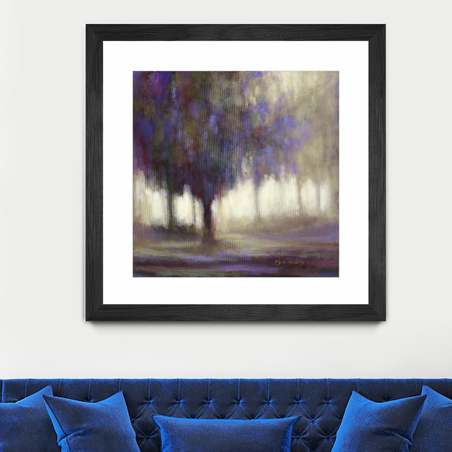 Monde en mutation by Claude Tremblay on GIANT ART - grey trees