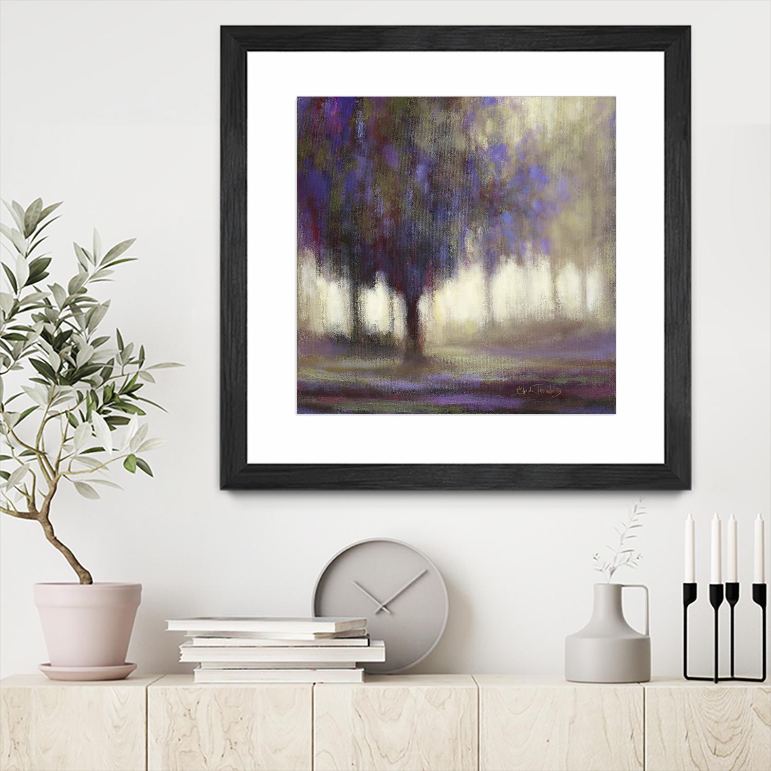 Monde en mutation by Claude Tremblay on GIANT ART - grey trees