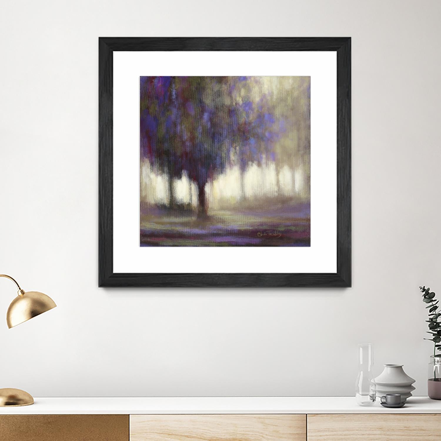 Monde en mutation by Claude Tremblay on GIANT ART - grey trees