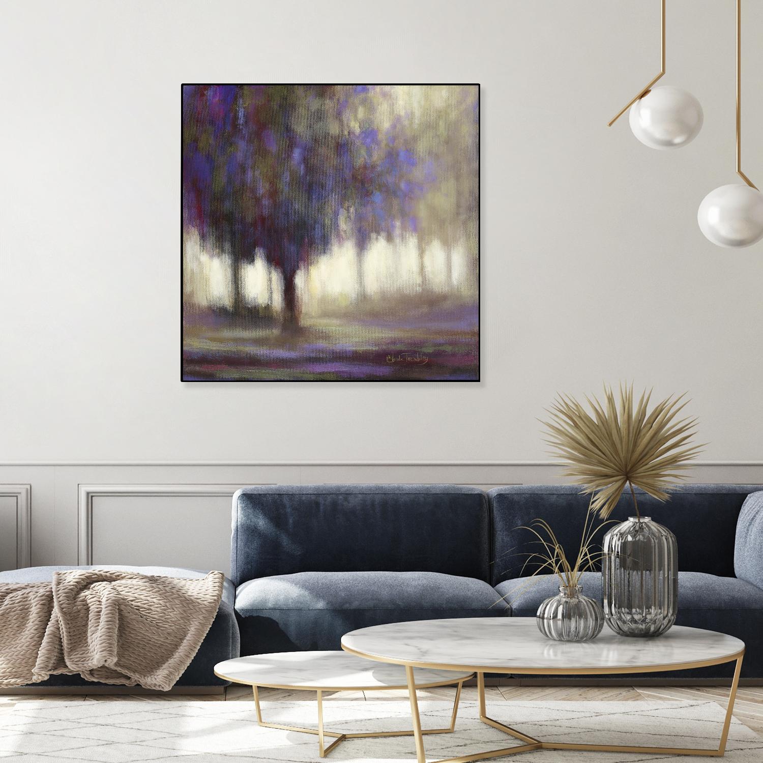 Monde en mutation by Claude Tremblay on GIANT ART - grey trees