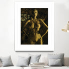 Gold Series Laura Stone by Daniel Stanford on GIANT ART - gold figurative artiste québécois