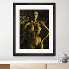 Gold Series Laura Stone by Daniel Stanford on GIANT ART - gold figurative artiste québécois