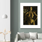 Gold Series Laura Stone by Daniel Stanford on GIANT ART - gold figurative artiste québécois