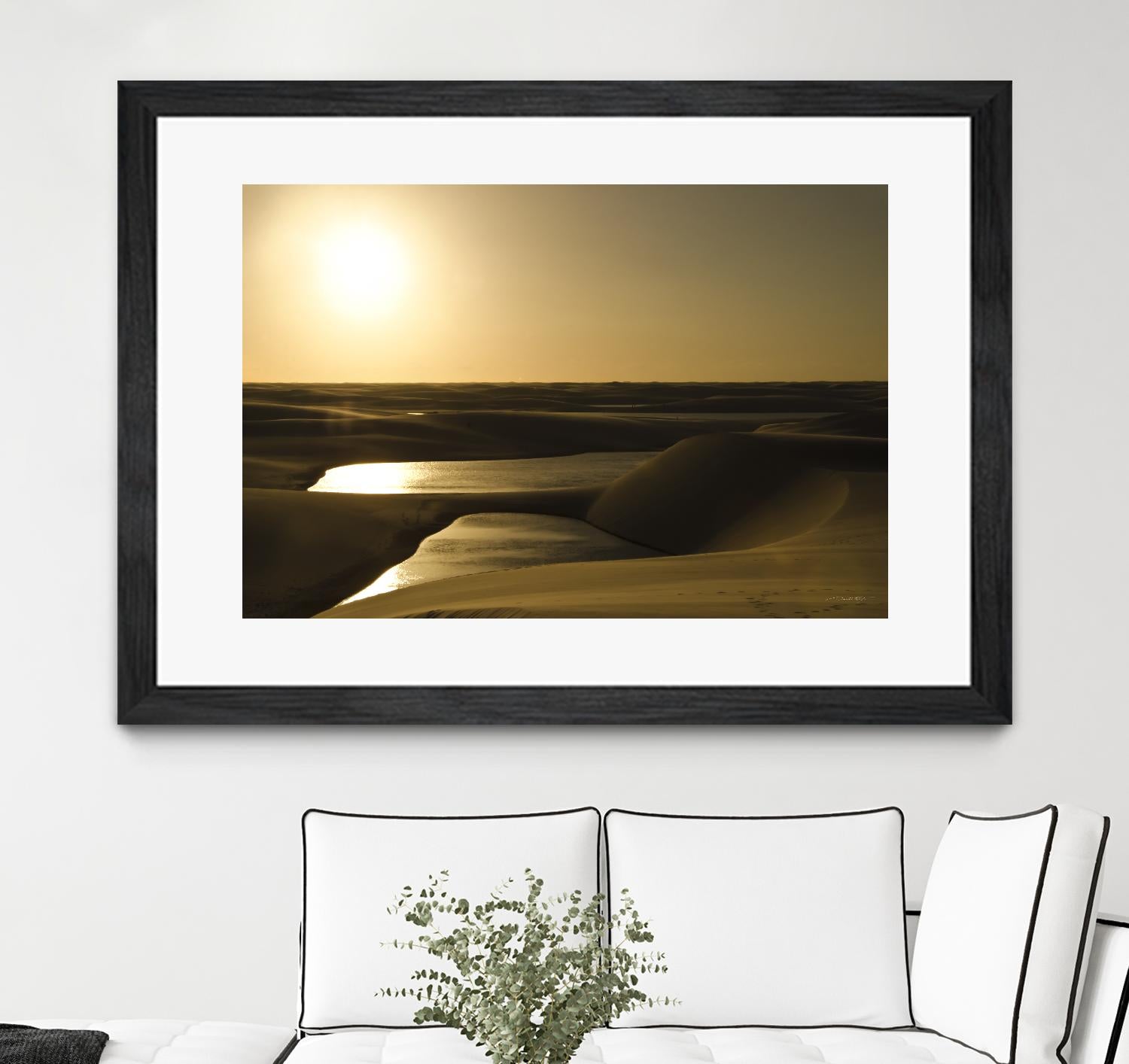 Golden Sunset by Daniel Stanford on GIANT ART - brown landscape