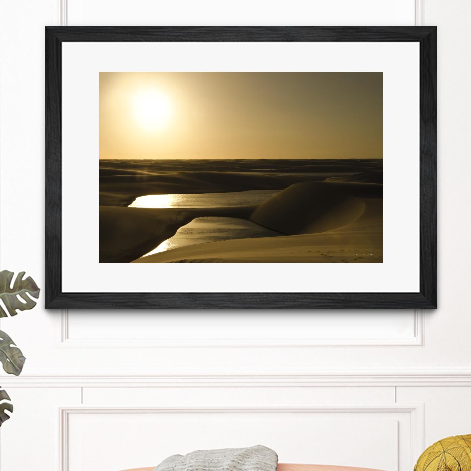 Golden Sunset by Daniel Stanford on GIANT ART - brown landscape