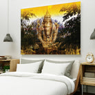 India Buddha by Daniel Stanford on GIANT ART - green oriental