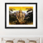 India Buddha by Daniel Stanford on GIANT ART - green oriental