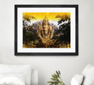 India Buddha by Daniel Stanford on GIANT ART - green oriental