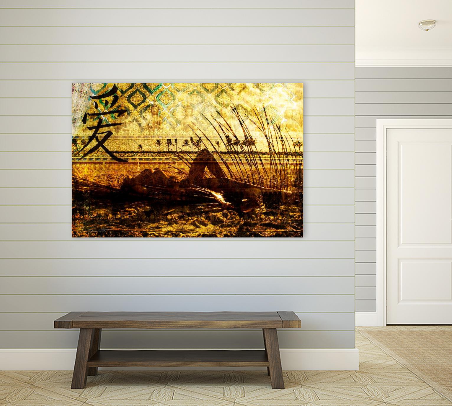 Ingrid Thai by Daniel Stanford on GIANT ART - yellow figurative quebec artists