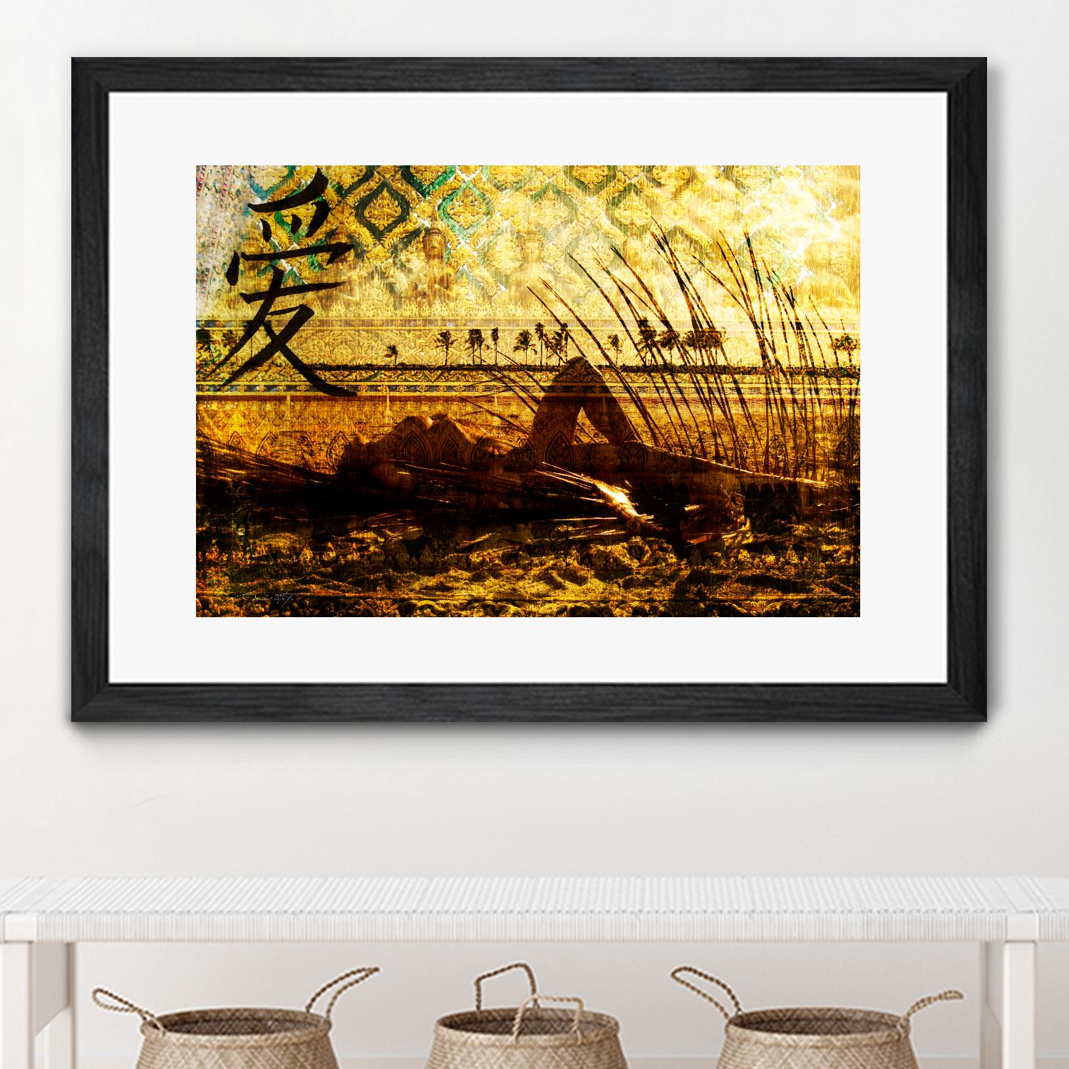 Ingrid Thai by Daniel Stanford on GIANT ART - yellow figurative quebec artists