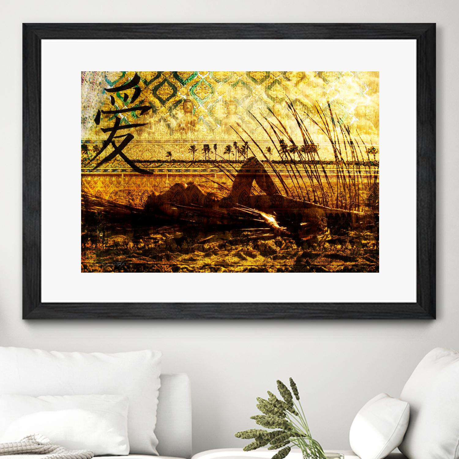 Ingrid Thai by Daniel Stanford on GIANT ART - yellow figurative quebec artists