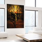 Kate Upton Temple by Daniel Stanford on GIANT ART - brown photo art