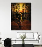 Kate Upton Temple by Daniel Stanford on GIANT ART - brown photo art