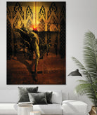 Kate Upton Temple by Daniel Stanford on GIANT ART - brown photo art