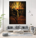 Kate Upton Temple by Daniel Stanford on GIANT ART - brown photo art