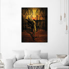 Kate Upton Temple by Daniel Stanford on GIANT ART - brown photo art