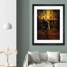 Kate Upton Temple by Daniel Stanford on GIANT ART - brown photo art